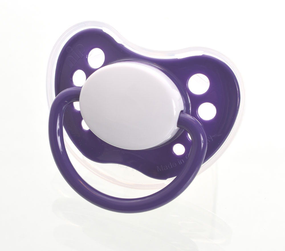 NipTrendy Namnnappar, anatomiska, latex, stl. 1