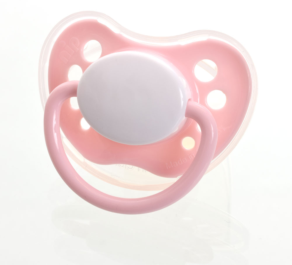 Nip Namnnappar, anatomiska, latex, stl. 2