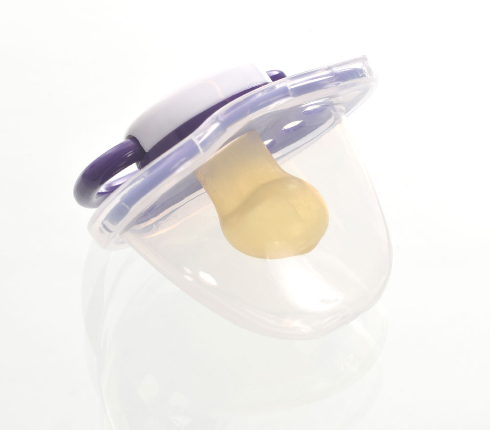 NipTrendy Namnnappar, anatomiska, latex, stl. 1