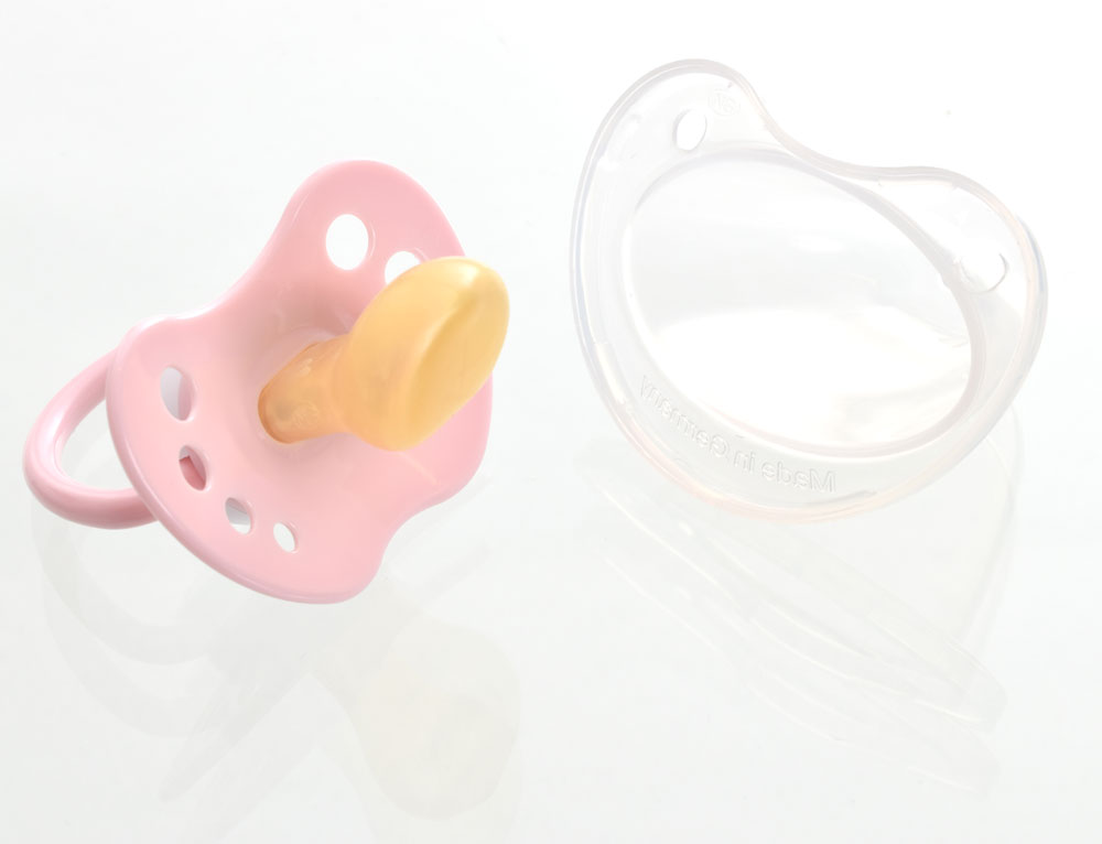 Nip Namnnappar, anatomiska, latex, stl. 2