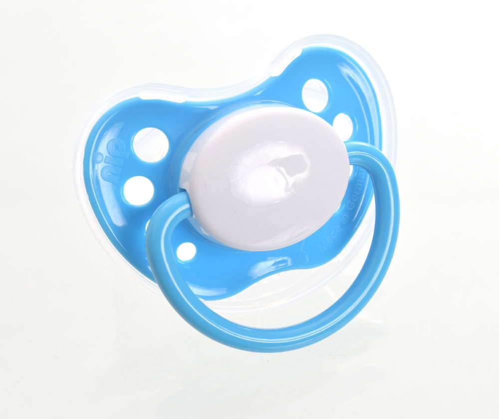 Nip Namnnappar, anatomiska, silikon, stl. 2