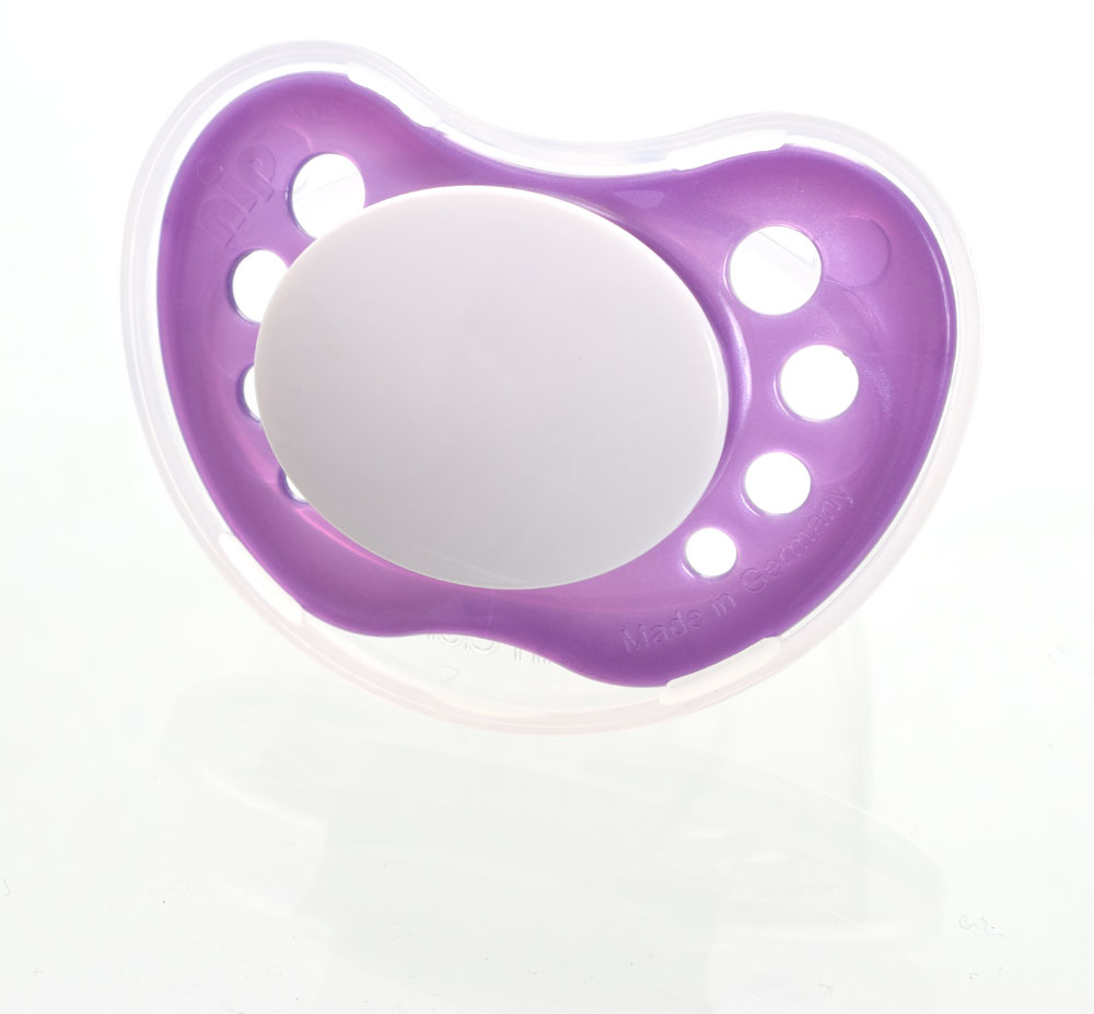 NipTrendy Namnnappar, anatomiska, silikon, stl. 2