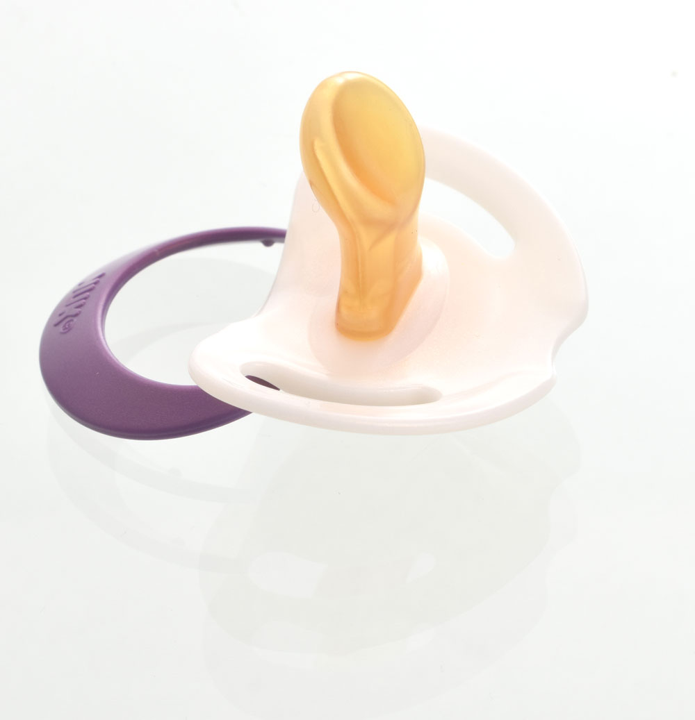 NUK Genius Namnnappar, anatomiska, latex, stl. 1