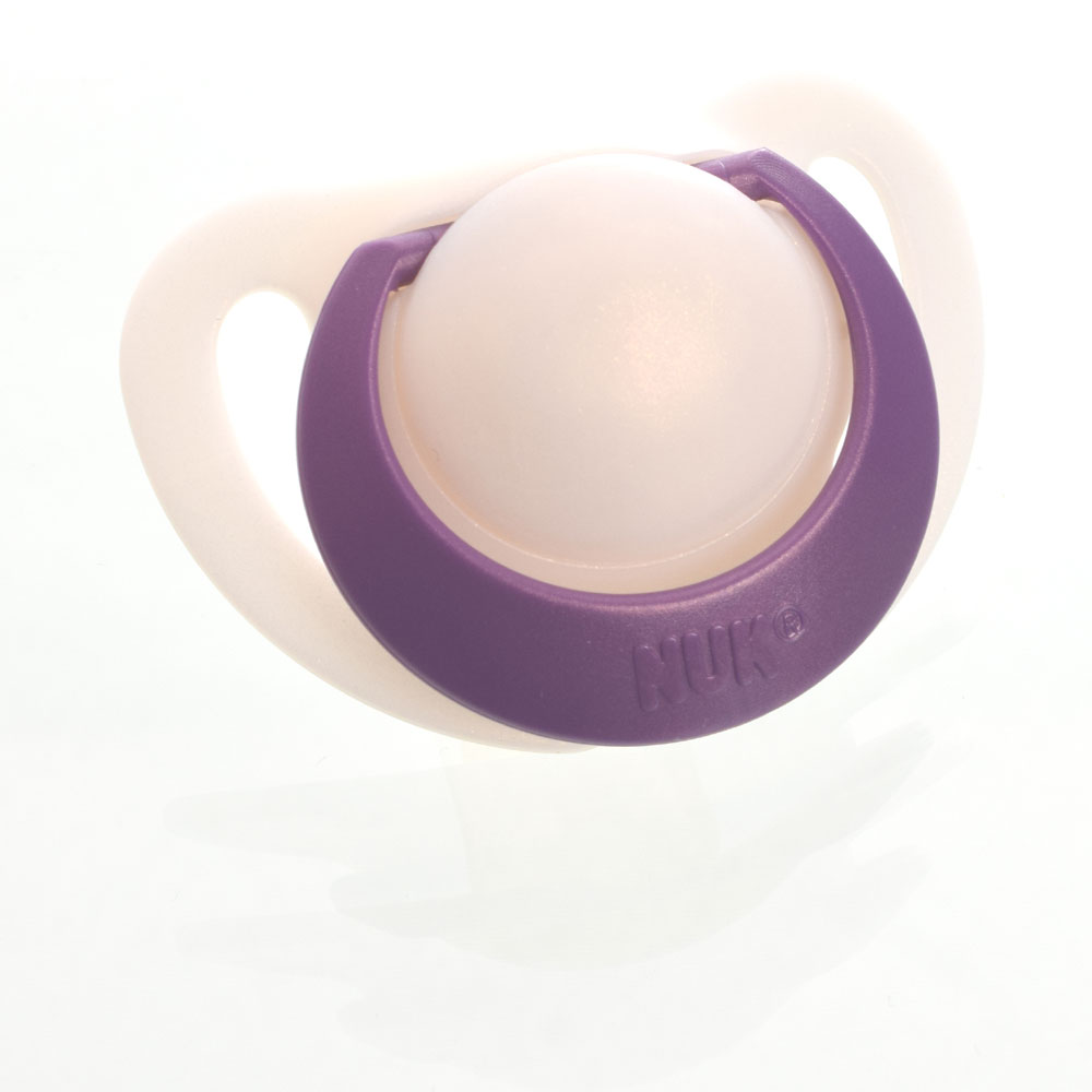 NUK Genius Namnnappar, anatomiska, latex, stl. 1