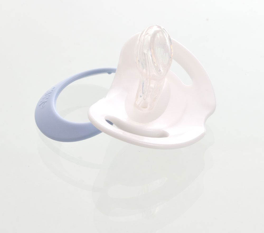 NUK Genius Namnnappar, anatomiska, silikon, stl. 1