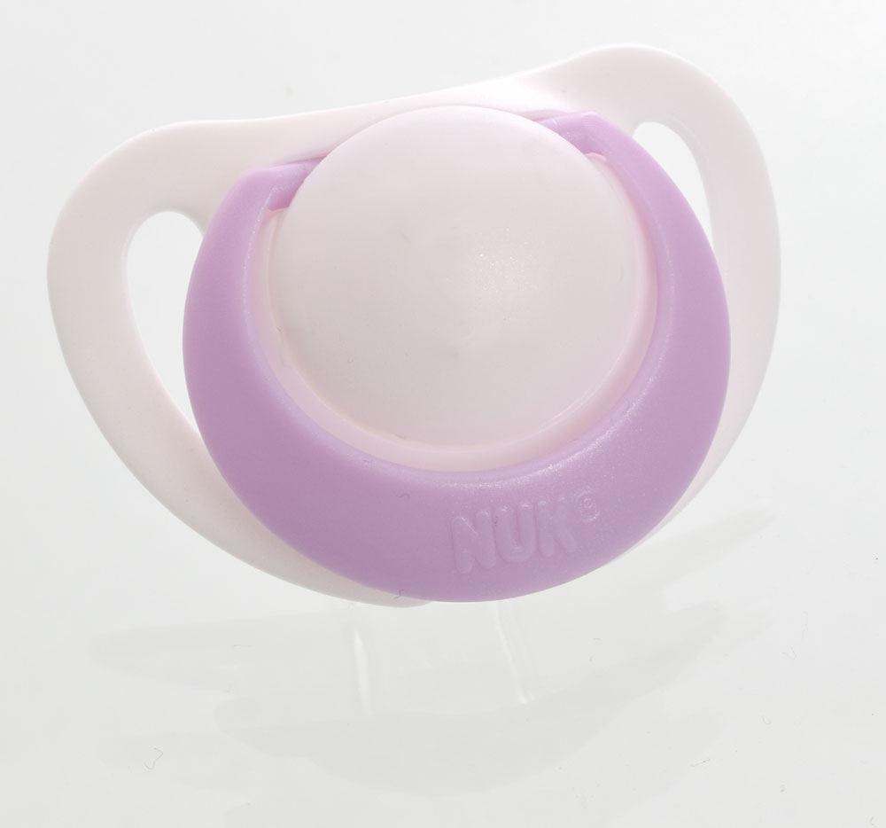 NUK Genius Namnnappar, anatomiska, silikon, stl. 2