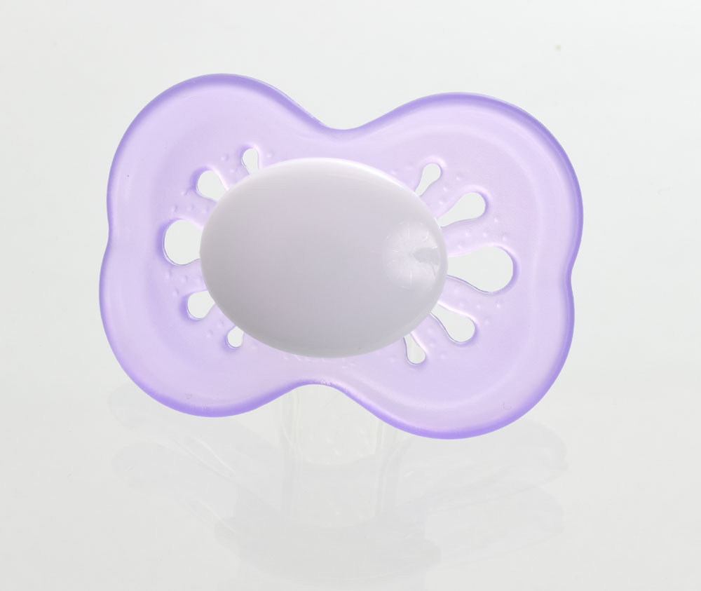 Nûby Brites Namnnappar, symmetriska, silikon, stl. 2