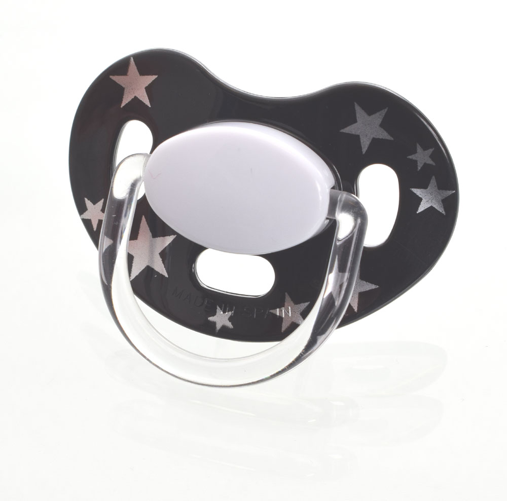 Maxibaby Star Namnnappar, symmetriska, silikon, stl. 1