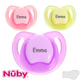 Nûby Teardrop, orthodontic, silicone size 1