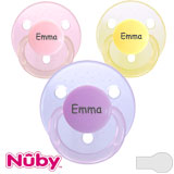 Nûby, round, silicone, size 2