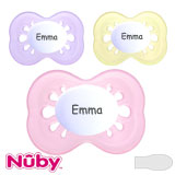 Nûby Brites, symmetrical, silicone size 1