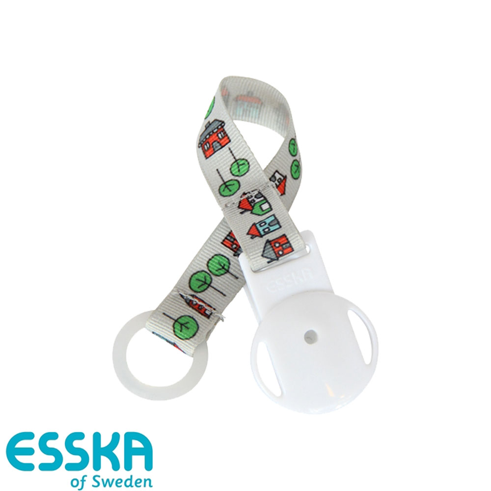 Esska napphållare med hus, vit