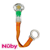 Nûby pacifier holder, orange/yellow