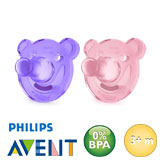 Philips Avent Soothie, round, silicone size 2
