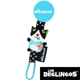 Les Delingos pacifier clip, cat