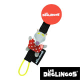 Les Deglingos pacifier clip, wolf