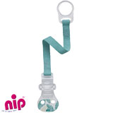 Nip pacifier clip, green