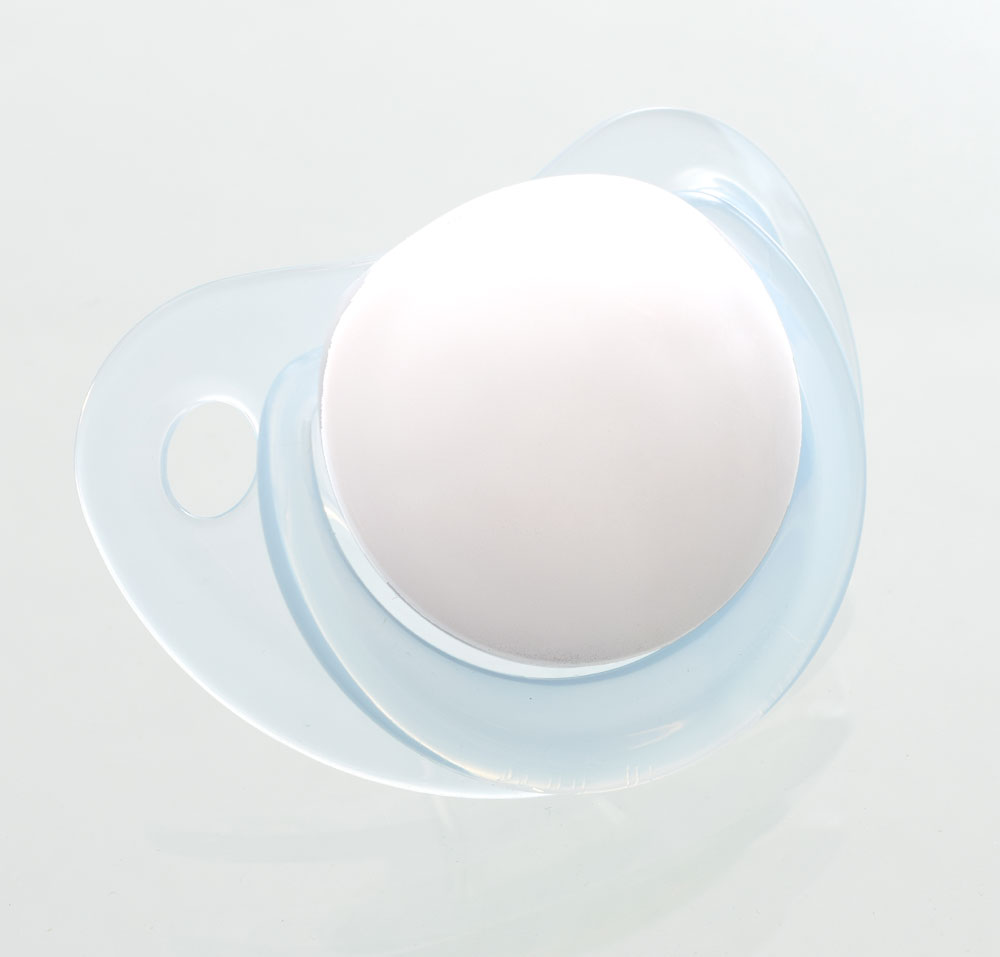 NUK Rose & Blue Namnnappar, anatomiska, silikon, stl. 1