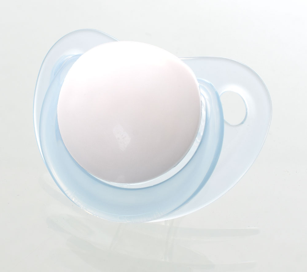 NUK Rose & Blue Namnnappar, anatomiska, silikon, stl. 2