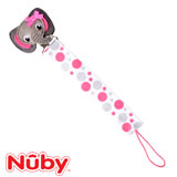 Nuby pacifier clip, elephant