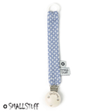 Smallstuff pacifier clip, blue square