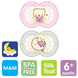 MAM Night, symmetrical, silicone size 2