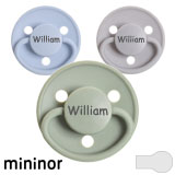 Mininor MyDummies, round, silicone, size 1