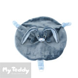 My Teddy security blanket, My Newborn Collection, blue, rabbit