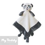 My Teddy comfort blanket, white, panda