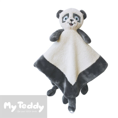My Teddy snuttefilt, My Panda, hvit