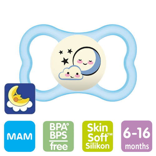 MAM Supreme Night Napp 6-16m, Blue