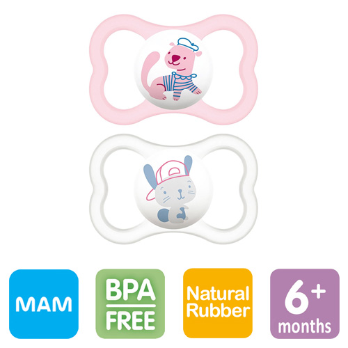 MAM Air nappar, symmetriska, latex stl.2