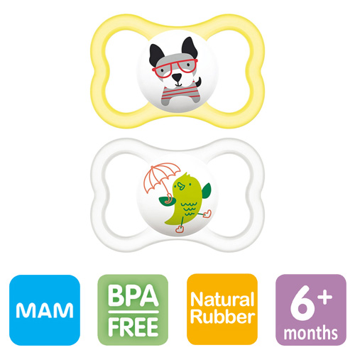 MAM Air nappar, symmetriska, latex stl.2