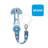 MAM pacifier holder, blue/green