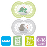 MAM Original, symmetrical, silicone size 2
