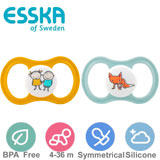 Esska Happy, symmetrical, silicone, size 2