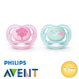 Philips Avent Ultra Air soothers, symmetrical, silicone, size 1