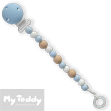 My Teddy Pacifier Chain, My Baby Rocks, blue