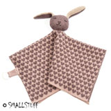 Smallstuff cuddle cloth, knitted, Rabbit Powder
