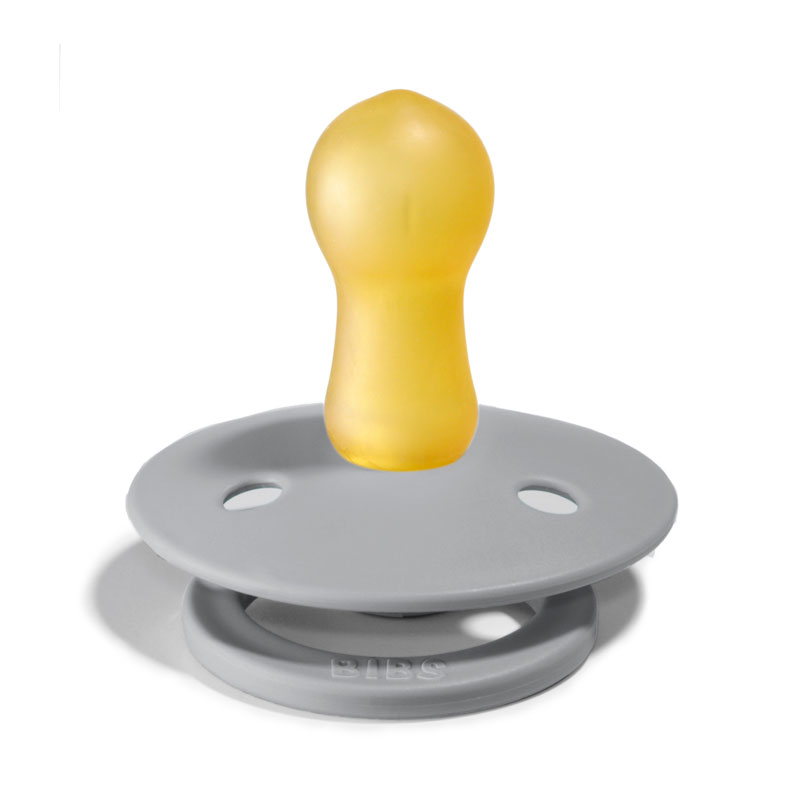 BIBS Colour Namnnappar, runda, latex, stl. 2