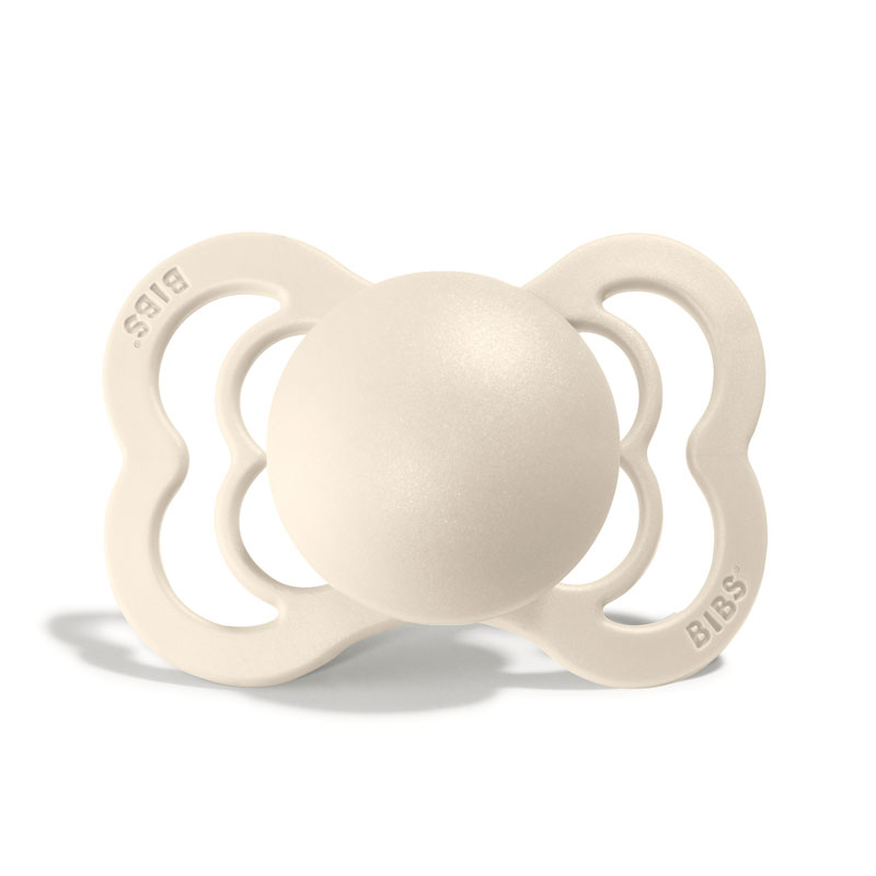 BIBS Supreme Namnnappar, symmetriska, silikon, stl. 1