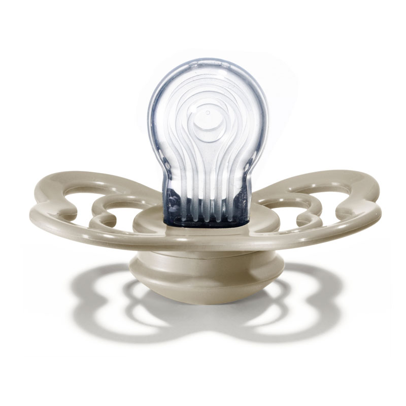 BIBS Supreme Namnnappar, symmetriska, silikon, stl. 2