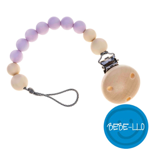 Bebe-llo napphållare i silikon, Lavender