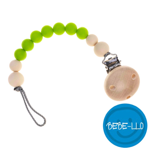 Bebe-llo napphållare i silikon, Lime
