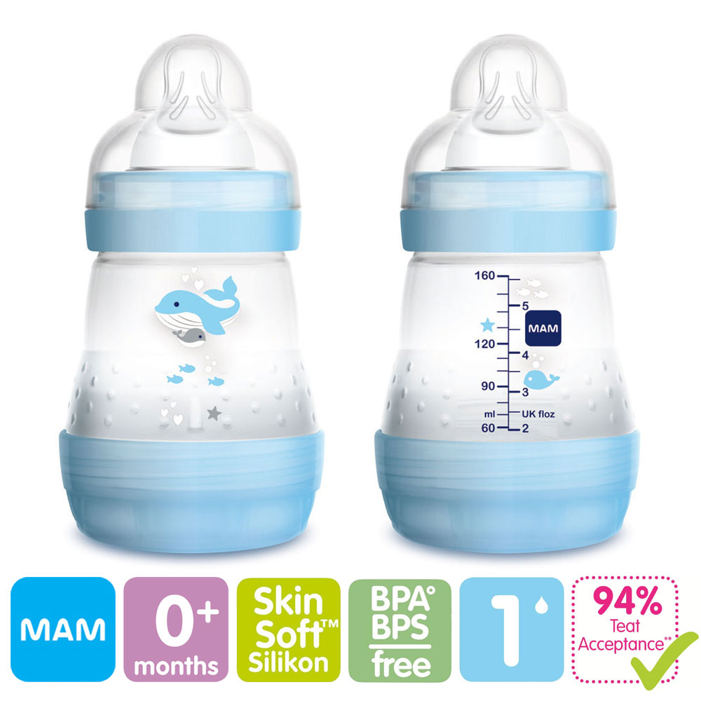 MAM Easy Start™ Anti-Colic 160ml Deep Sea - nappflaska