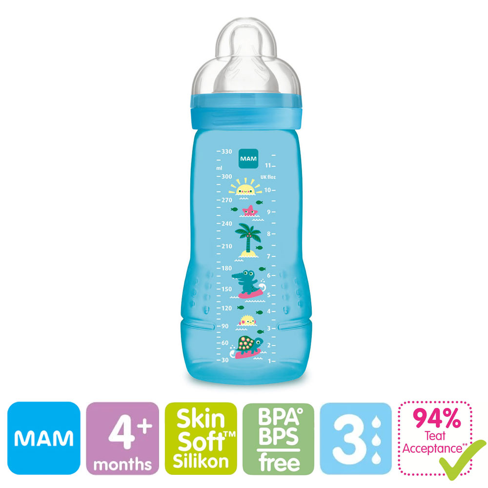 MAM Easy Active™ Baby Bottle 330ml Paradise Island - nappflaska
