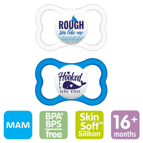 MAM Air nappar, symmetriska, silikon stl.3