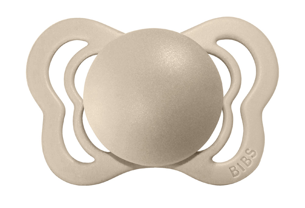 BIBS Couture Namnnappar, anatomiska, silikon, stl. 1