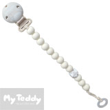 MyTeddy Dummy Chain, My Baby Rocks Colors, Ivory